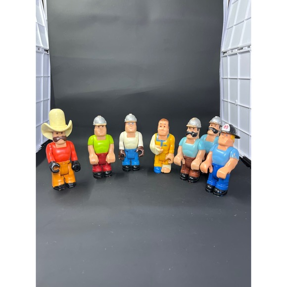 Vintage (1970s, 1980s) Lot of 7 Fisher-Price Husky Helper Figures - Picture 7 of 15